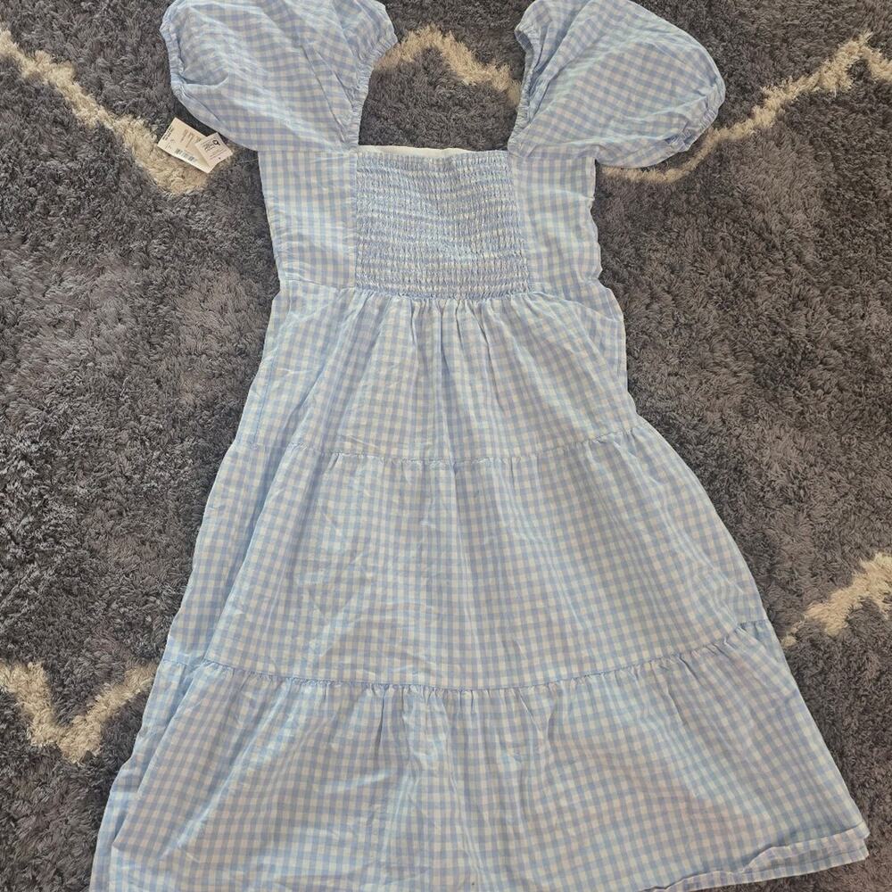 Womens Mommy And Me Gingham Tiered Dress - Garden Party Size Small - Picture 2 of 4